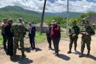 Группа служащих пограничных войск РА в Киранце