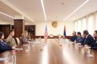 Сурен Папикян принял Чрезвычайного и Полномочного Посла США в РА Кристину Куинн