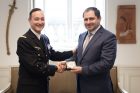 Сурен Папикян провел встречу с военным советником президента Франции